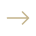 Icone seta para a direita na cor dourada